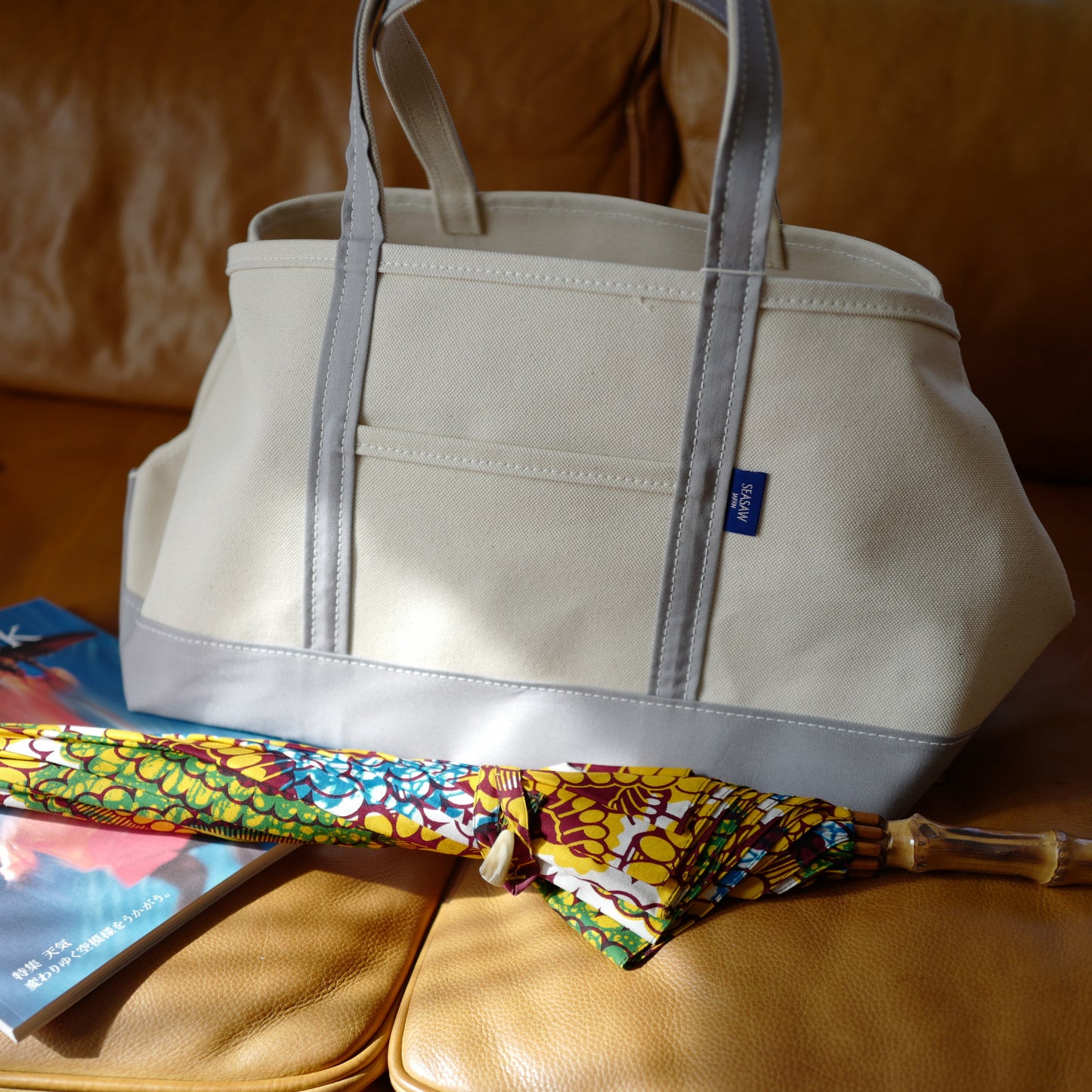 Classic Canvas Tote L-Size Kinari×Kinari