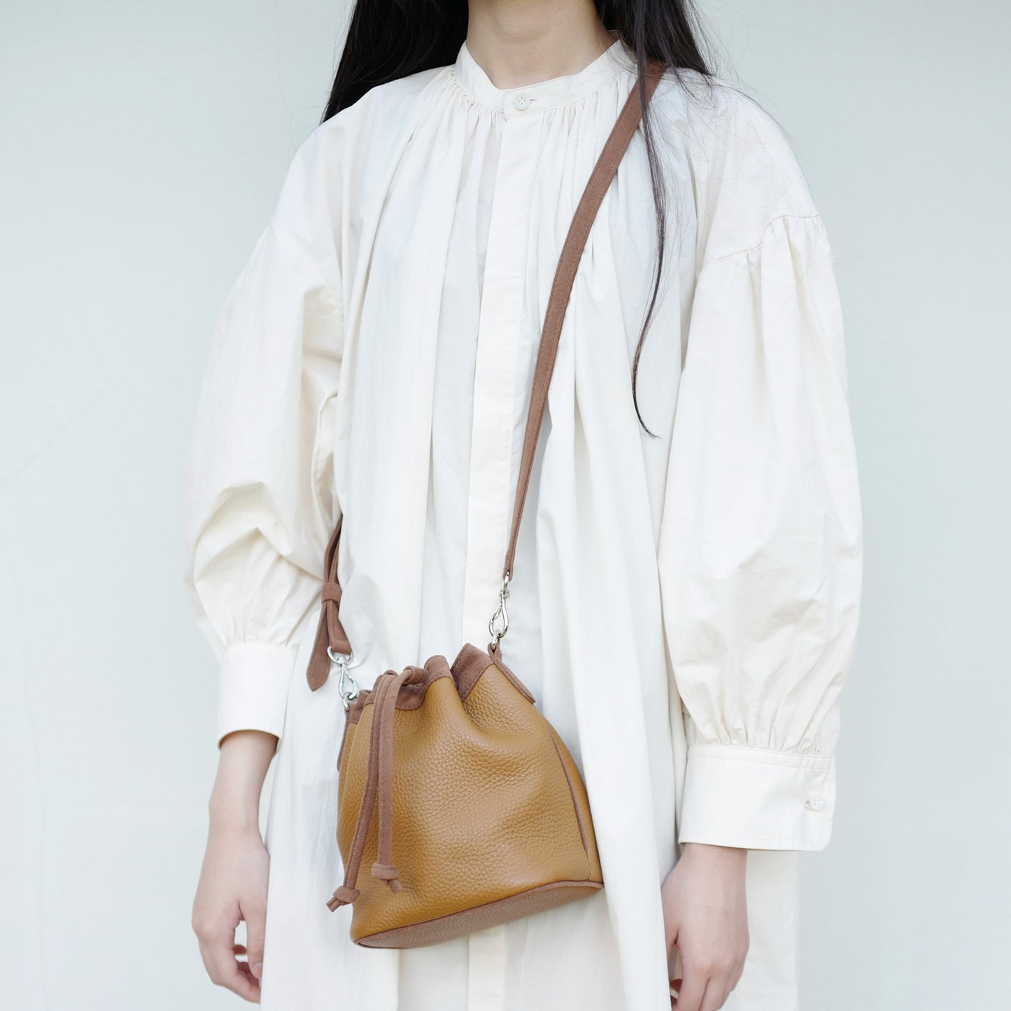 Drawstring Bag Leather