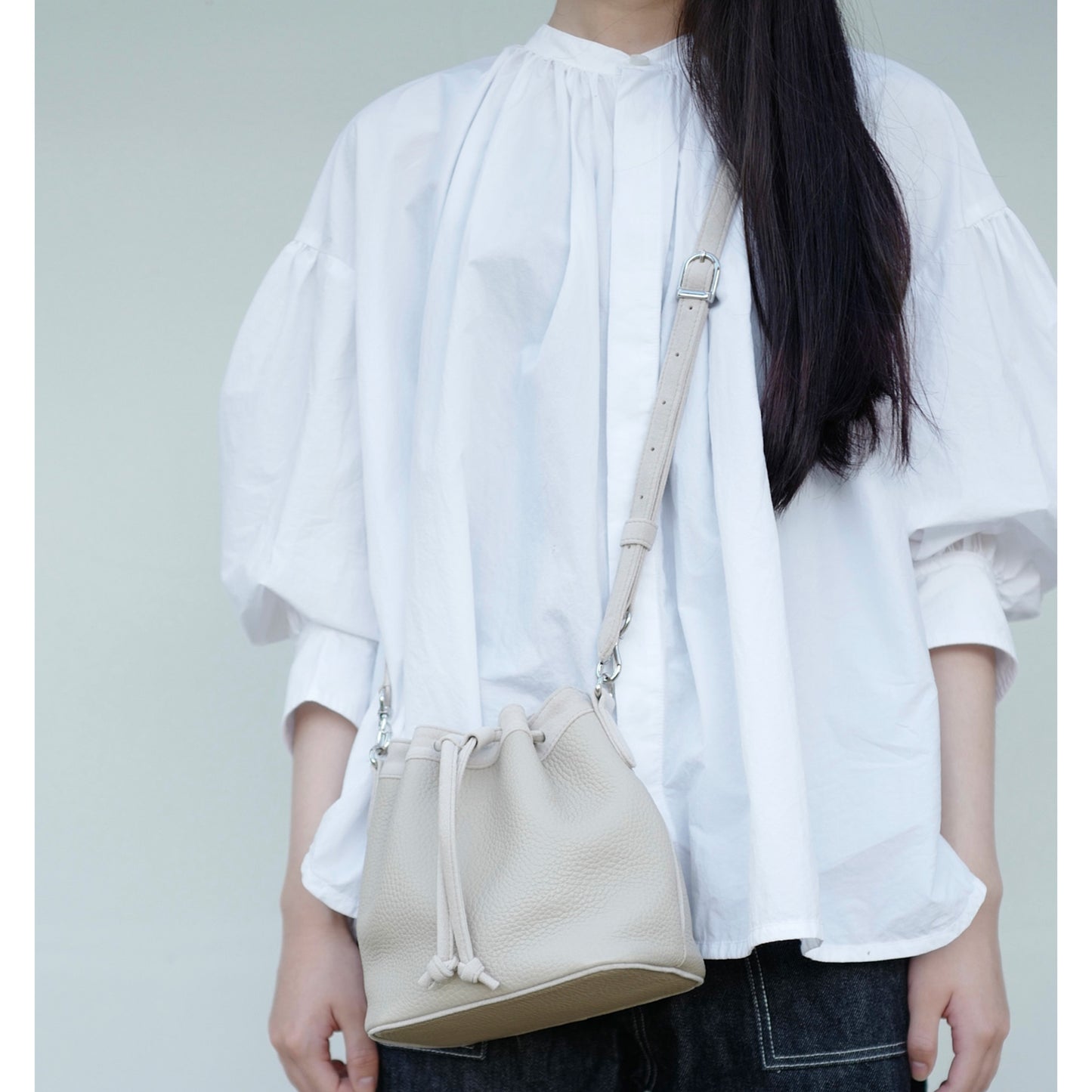 Drawstring Bag Leather