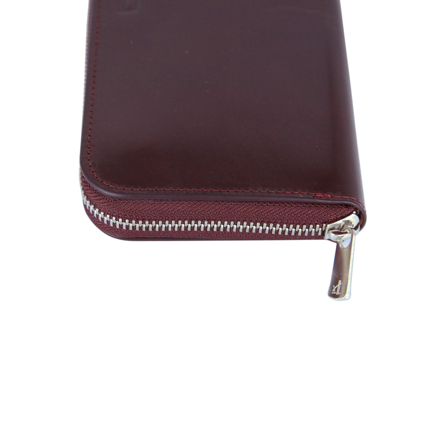 Round Zipper Wallet Cordovan