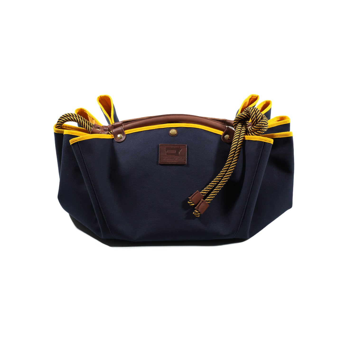 Circle Bag 100 Navy×Yellow