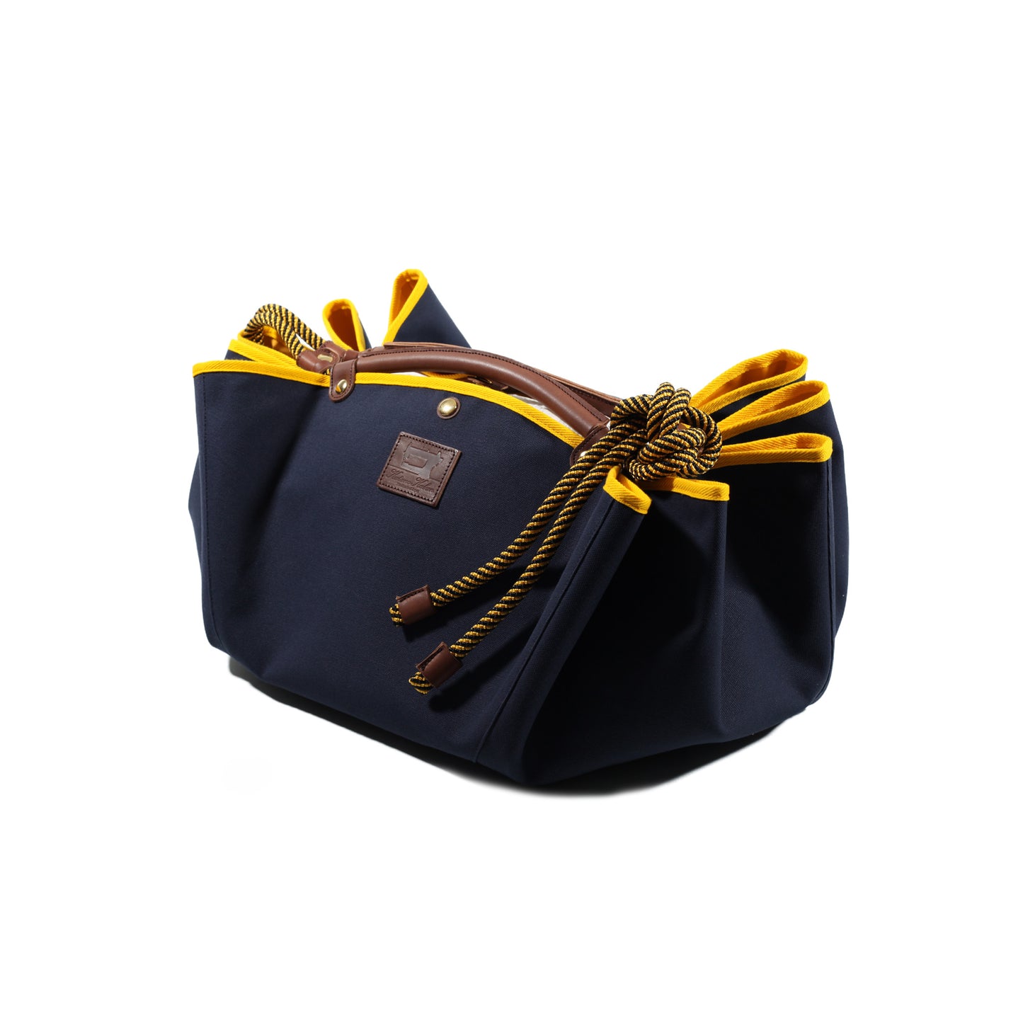 Circle Bag 100 Navy×Yellow