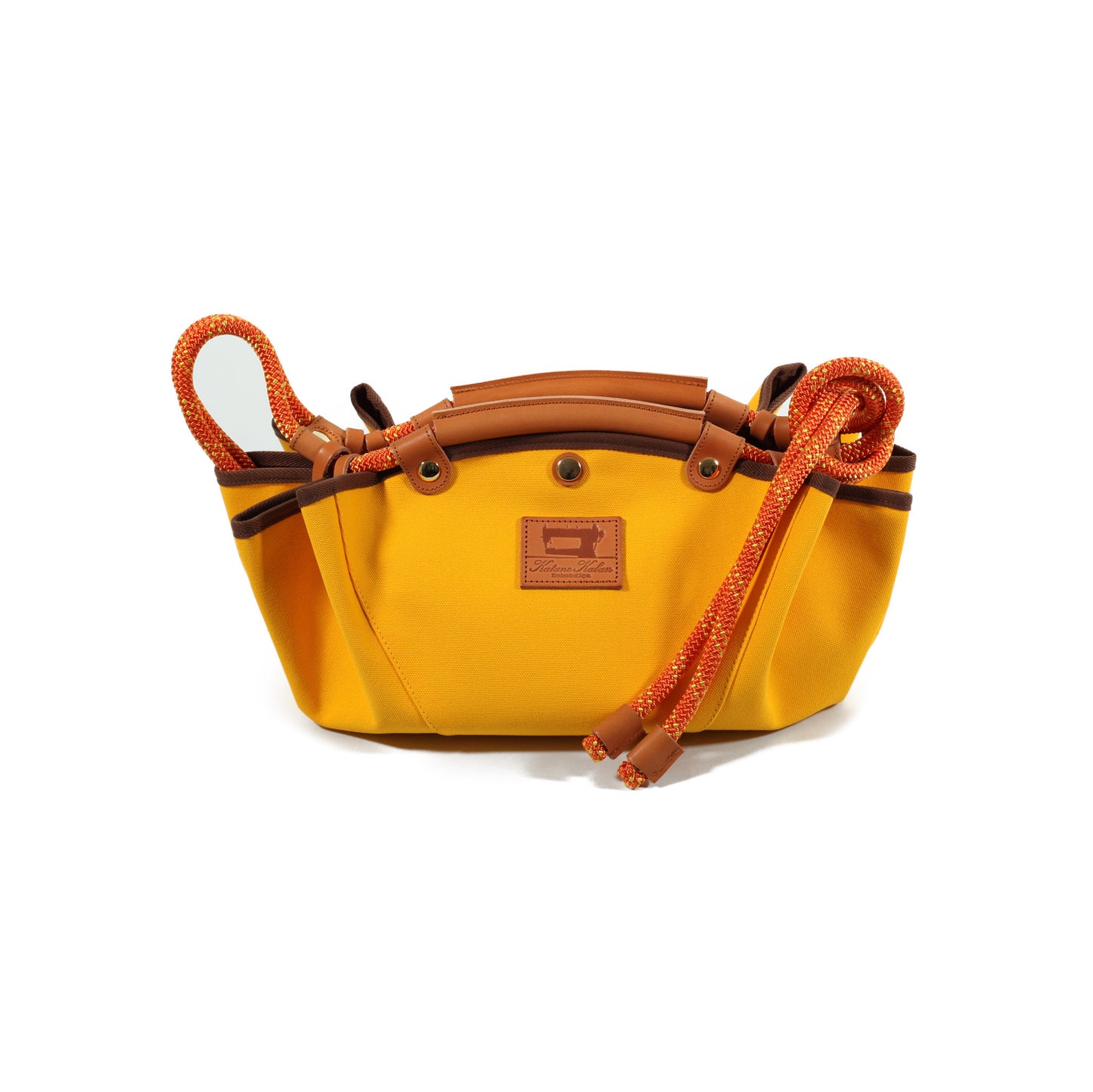 Circle Bag 65 Yellow×Brown