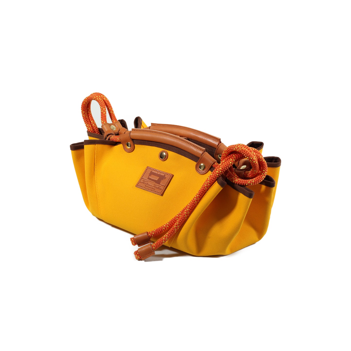 Circle Bag 65 Yellow×Brown