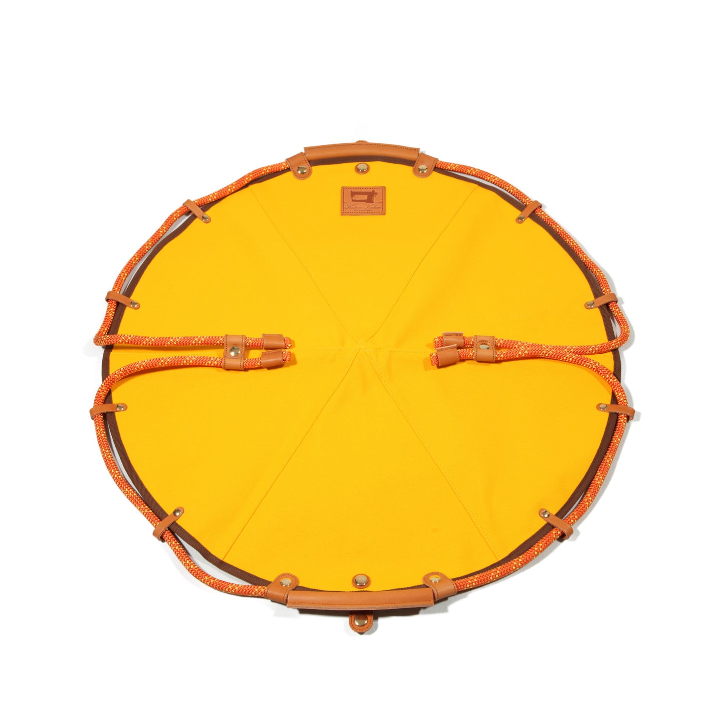 Circle Bag 65 Yellow×Brown