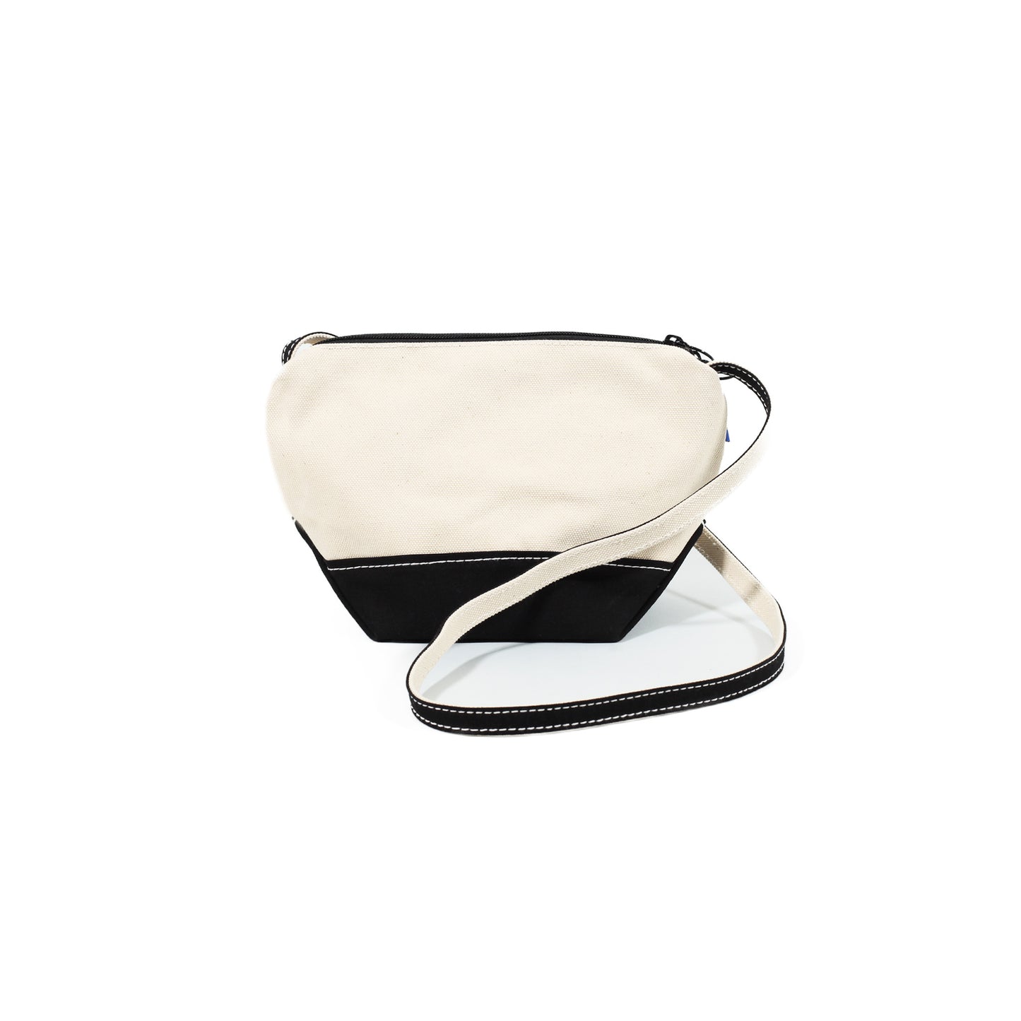Classic Canvas Shoulder Pouch M-Size Kinari×Black