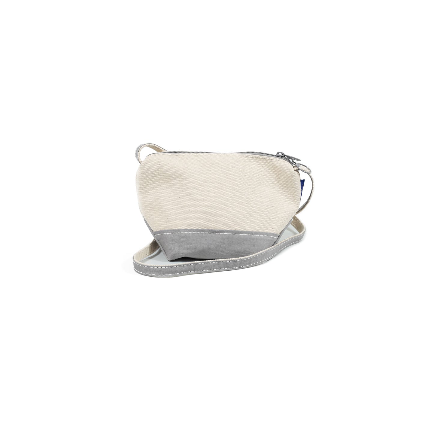 Classic Canvas Shoulder Pouch S-Size Kinari×Gray