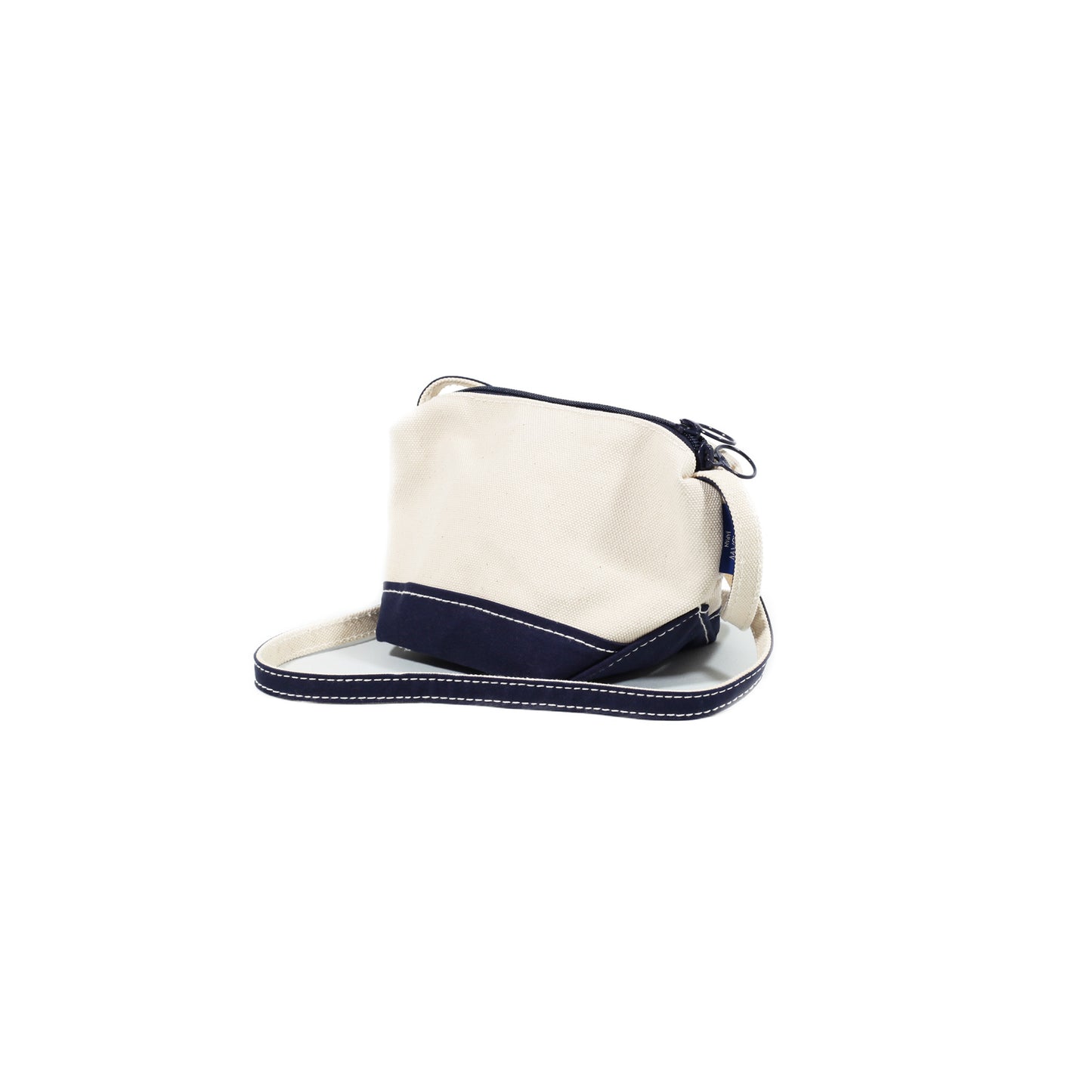 Classic Canvas Shoulder Pouch S-Size Kinari×Navy