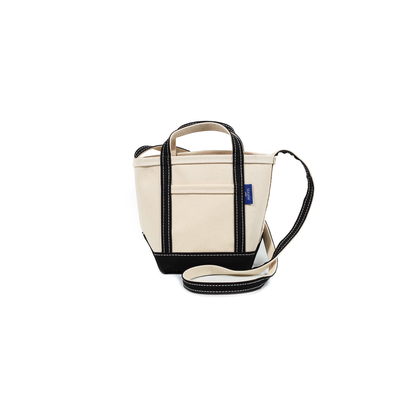 Classic Canvas Shoulder Tote S-size Kinari×Black