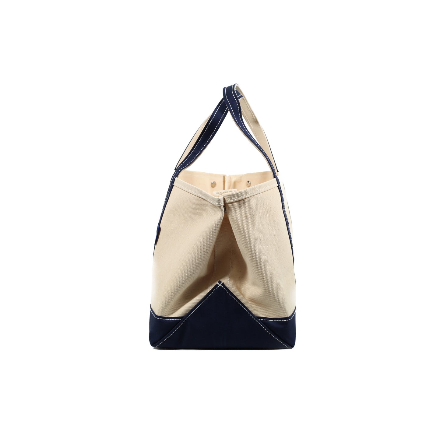 Classic Canvas Tote L-Size Kinari×Navy