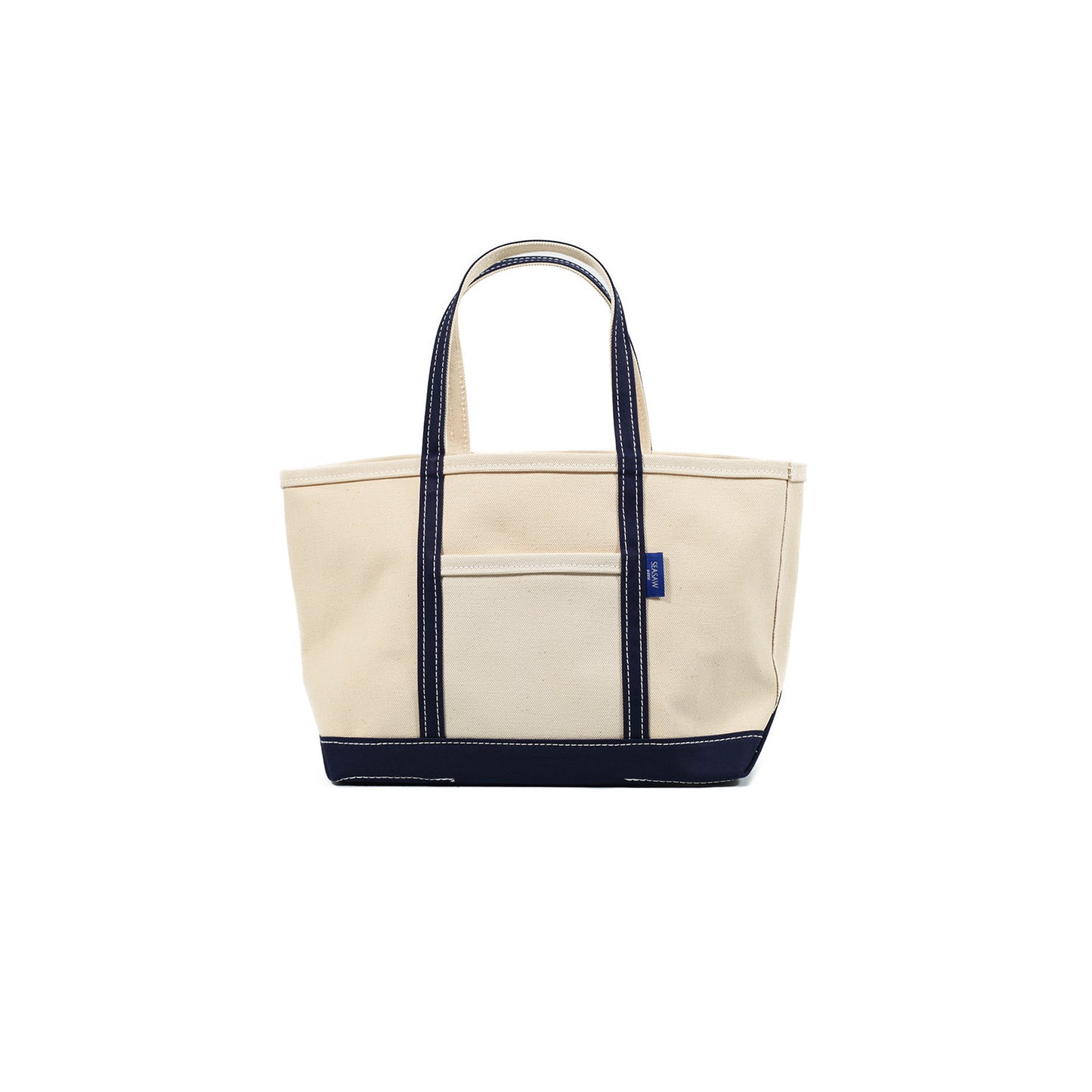 Classic Canvas Tote M-Size Kinari×Navy