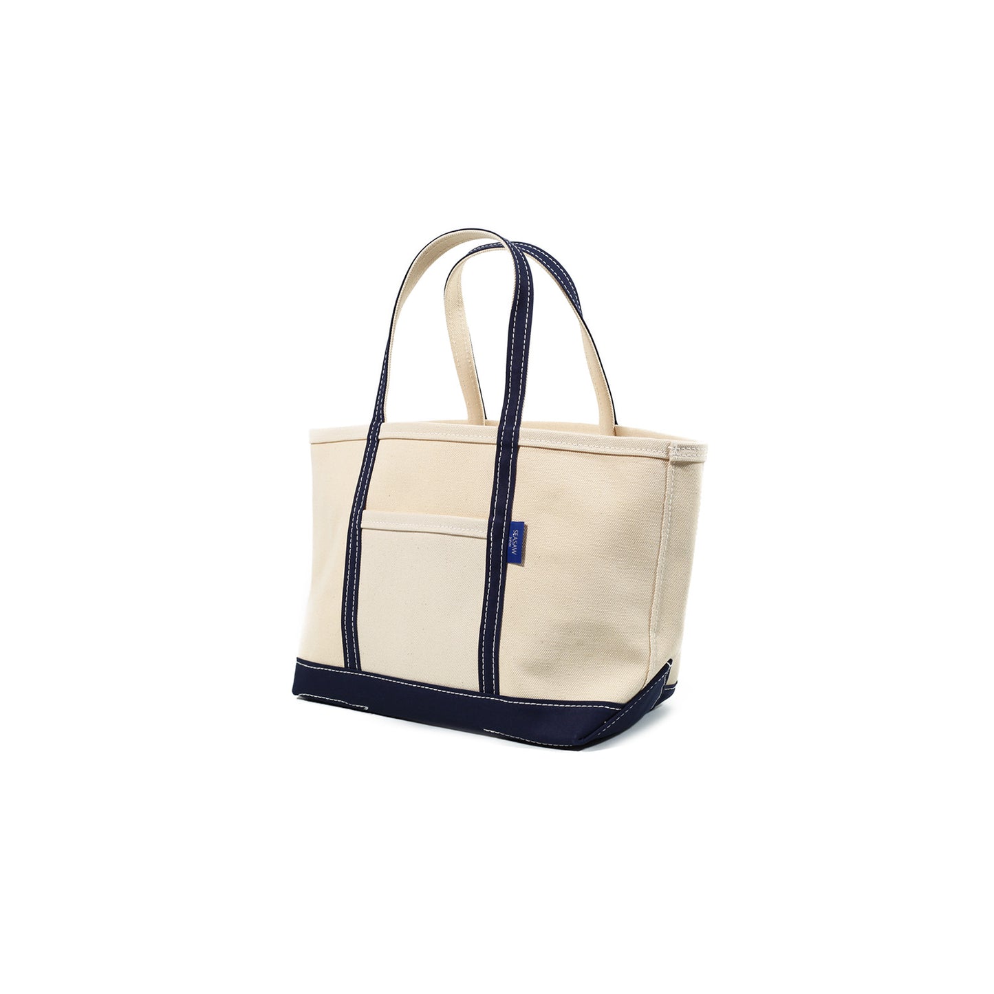 Classic Canvas Tote M-Size Kinari×Navy