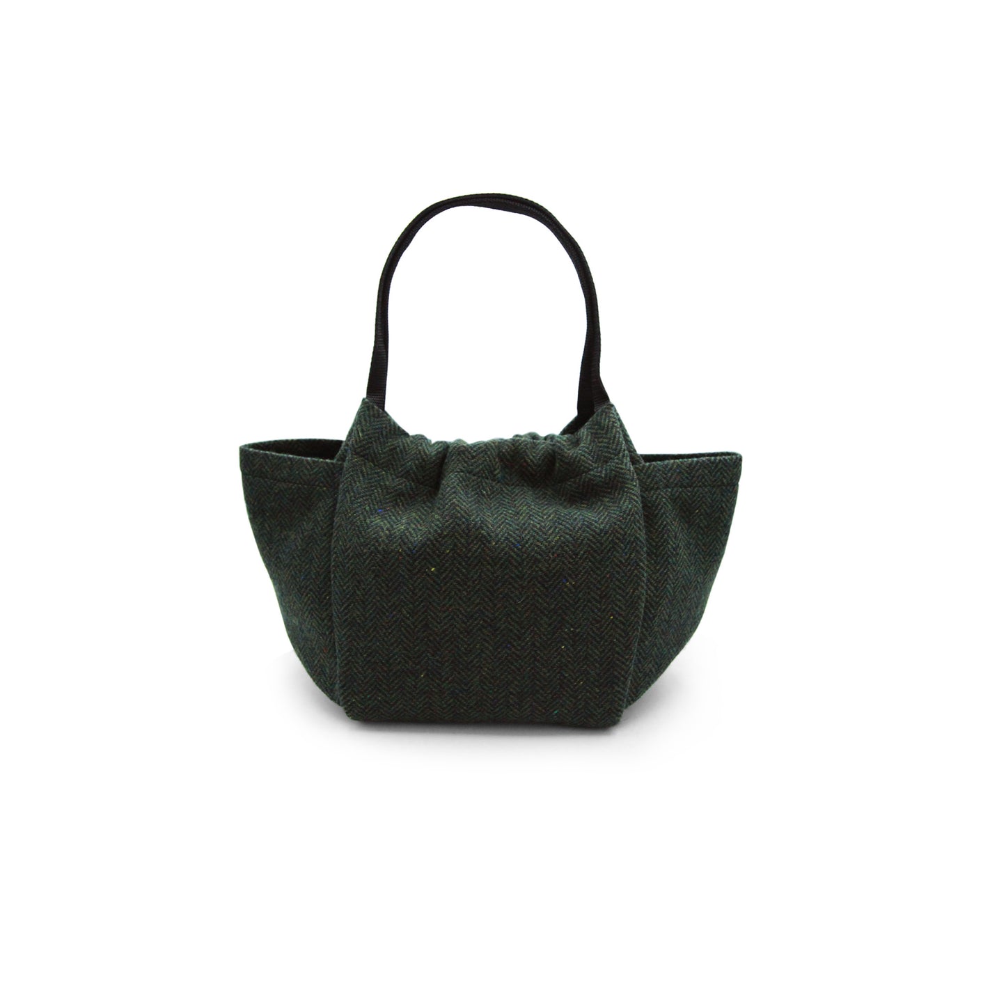 【SALE30%OFF】→¥9,779税込 Piping Handle Tote Wool Herringbone