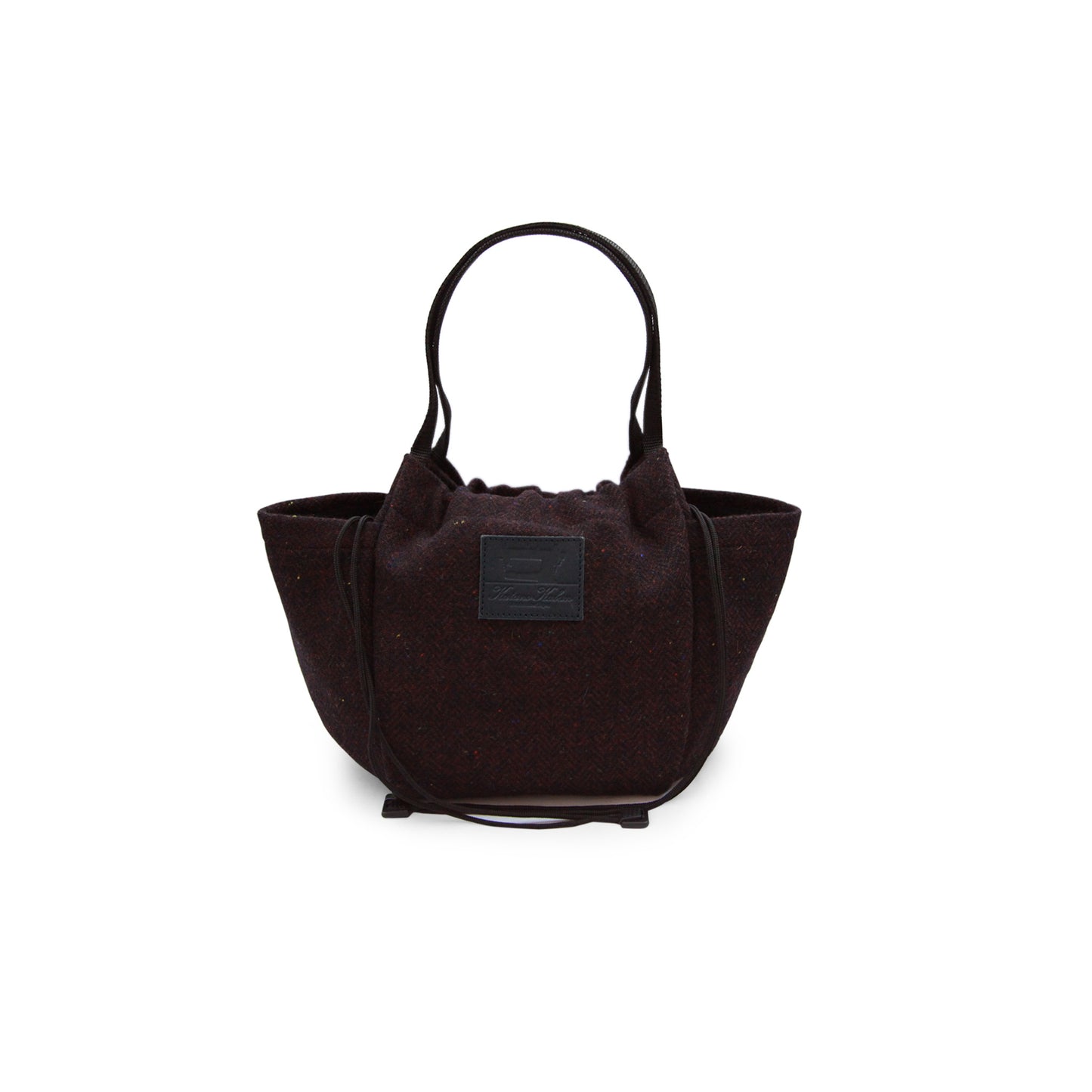 【SALE30%OFF】→¥9,779税込 Piping Handle Tote Wool Herringbone