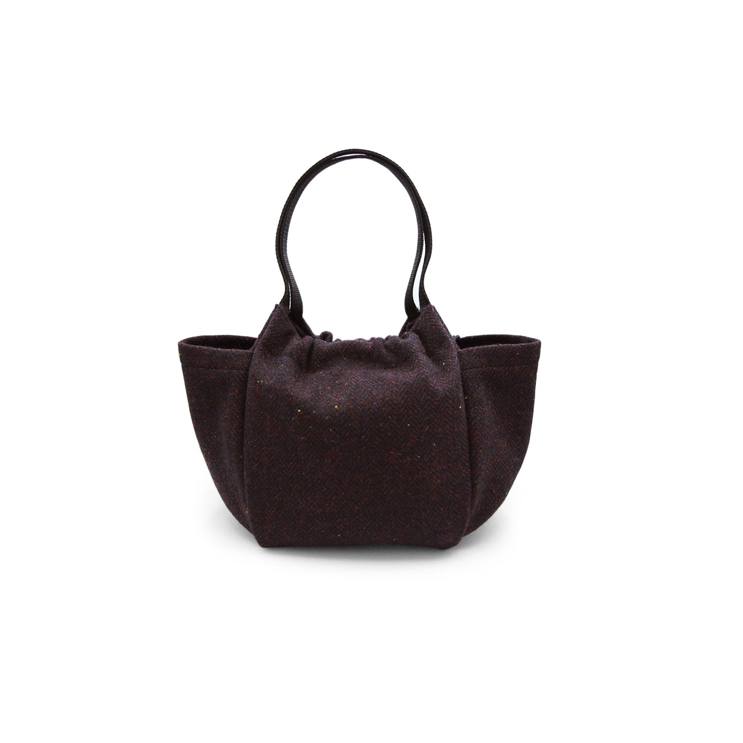 【SALE30%OFF】→¥9,779税込 Piping Handle Tote Wool Herringbone