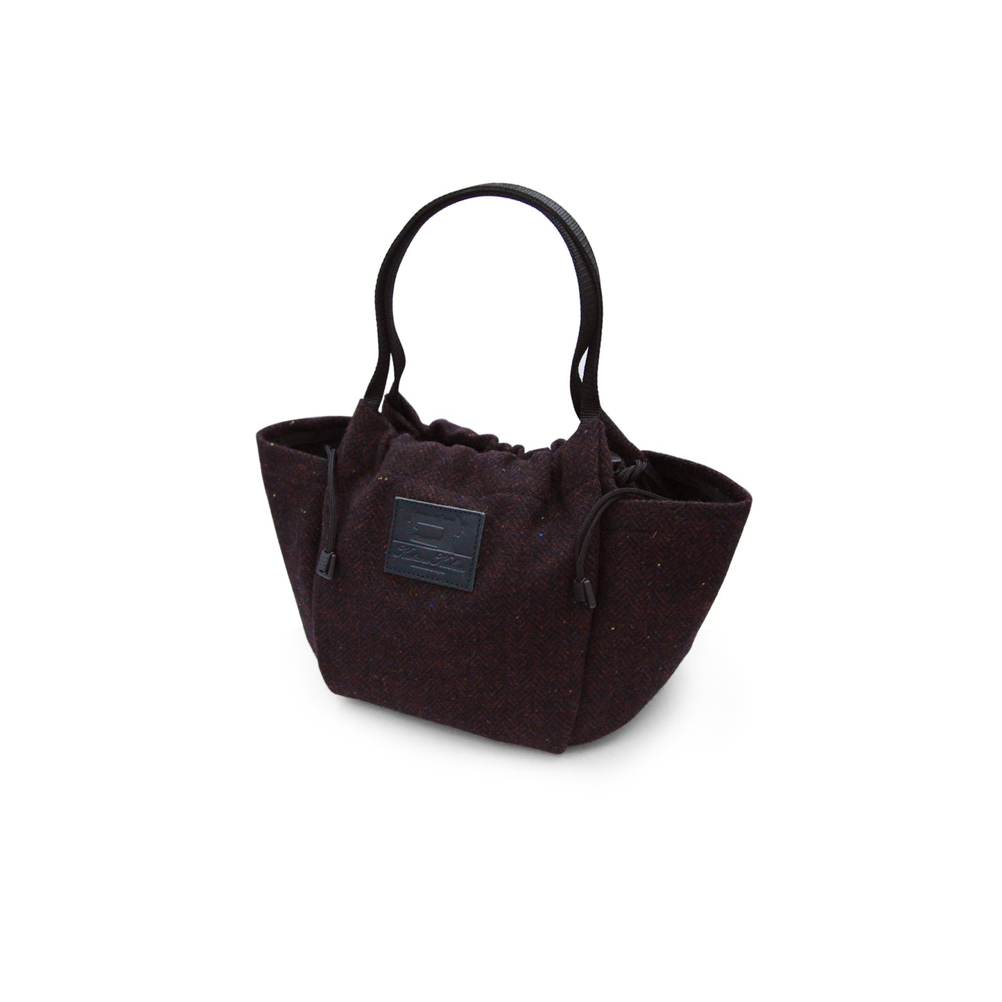 【SALE30%OFF】→¥9,779税込 Piping Handle Tote Wool Herringbone
