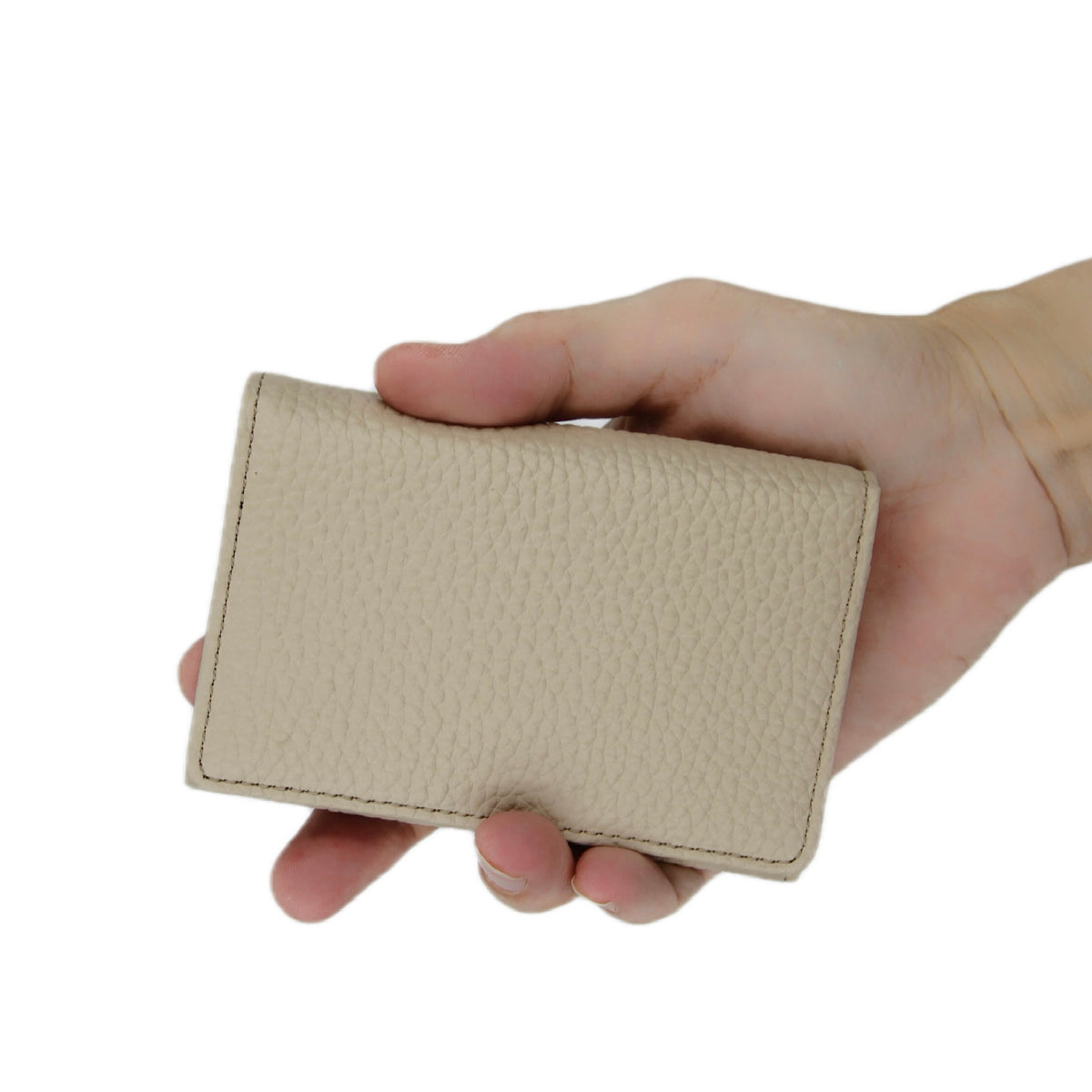 Business Card Case – Pebbled Leather