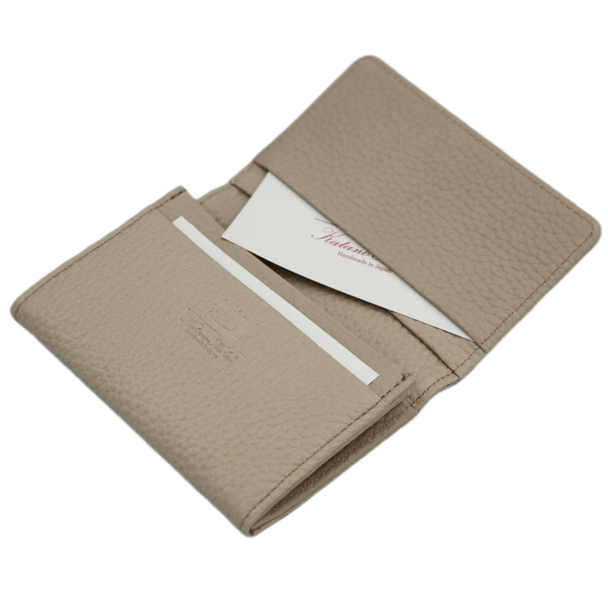 Business Card Case – Pebbled Leather