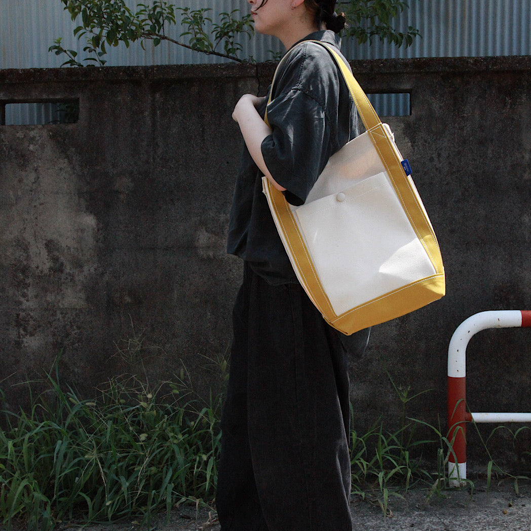 Classic  Canvas One Handle Tote M-Size