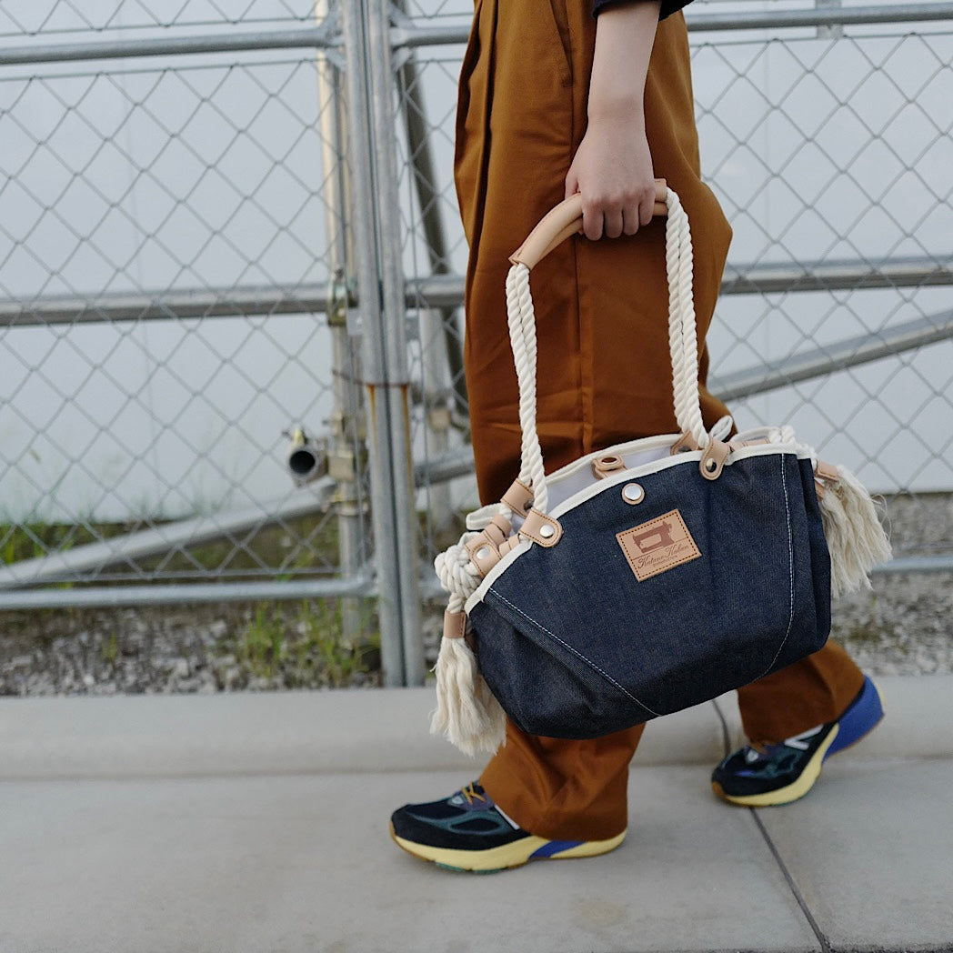 Circle Bag 65 B.Denim×Brown