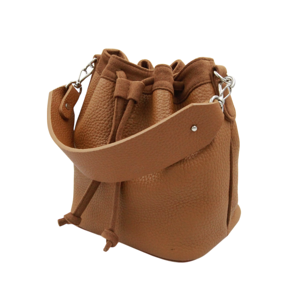 2Way Drawstring Leather Bag