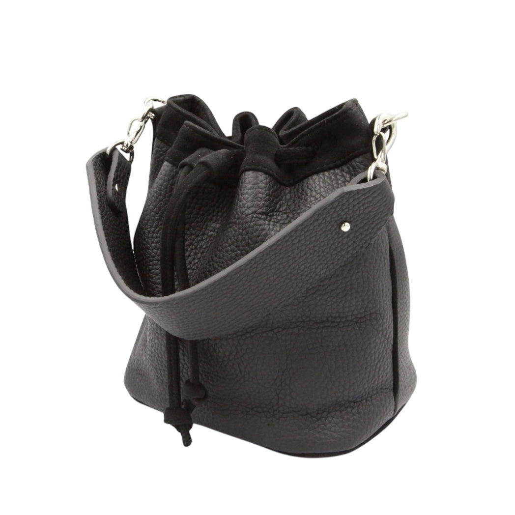 2Way Drawstring Leather Bag