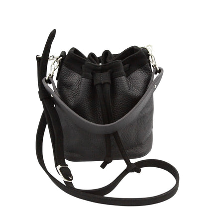 2Way Drawstring Leather Bag