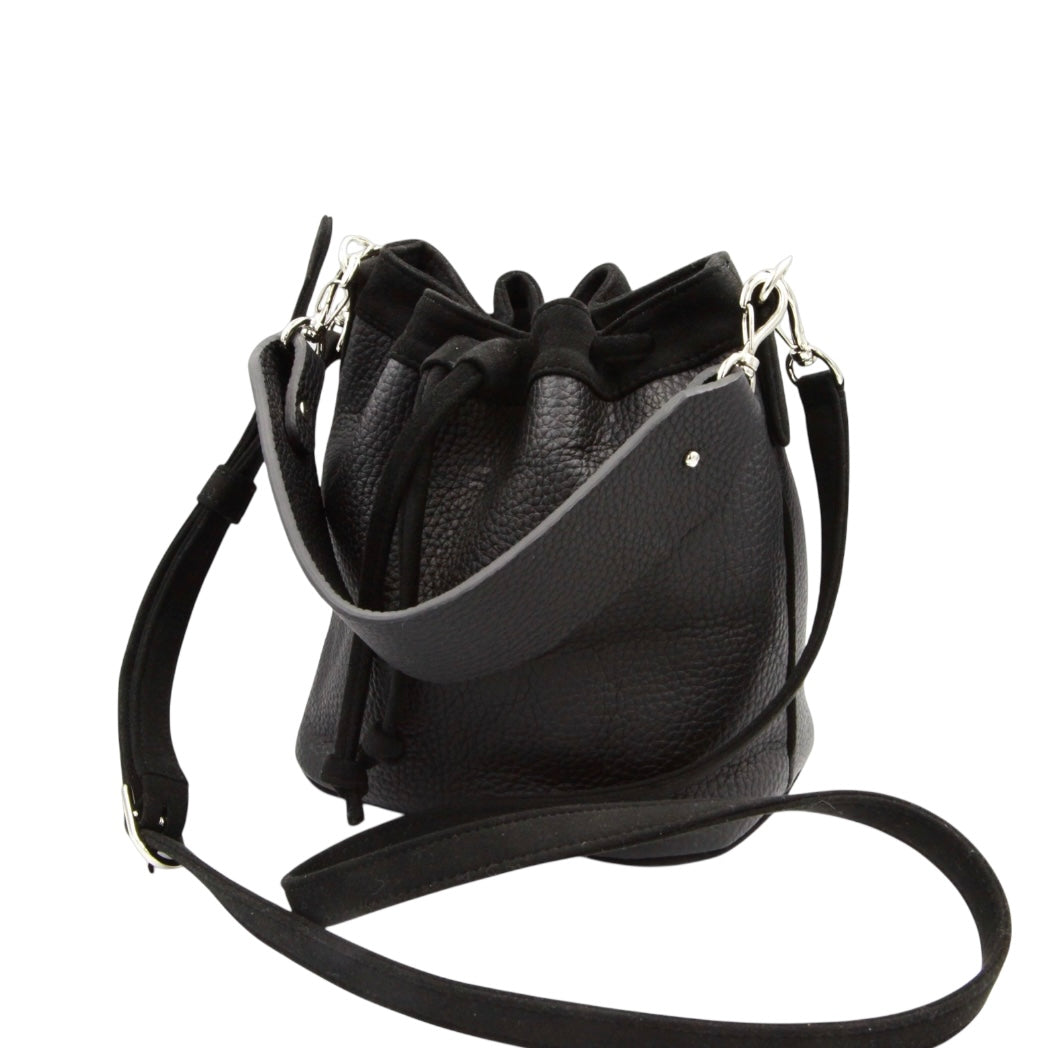 2Way Drawstring Leather Bag