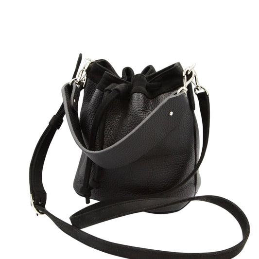 2Way Drawstring Leather Bag