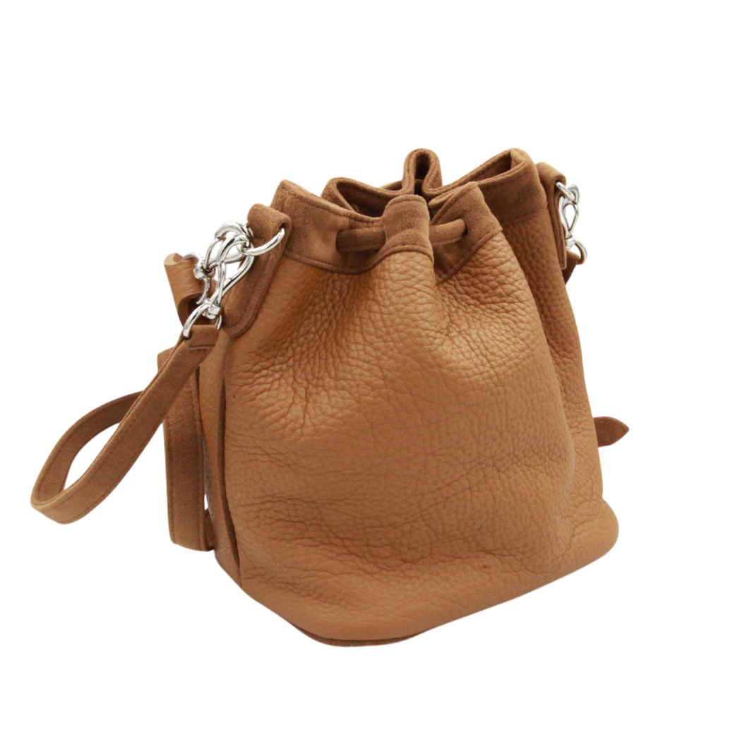 2Way Drawstring Leather Bag