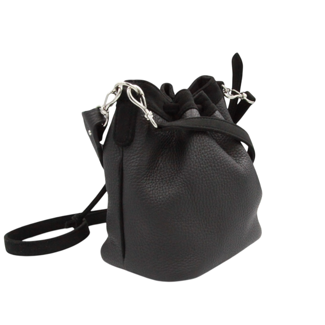 2Way Drawstring Leather Bag
