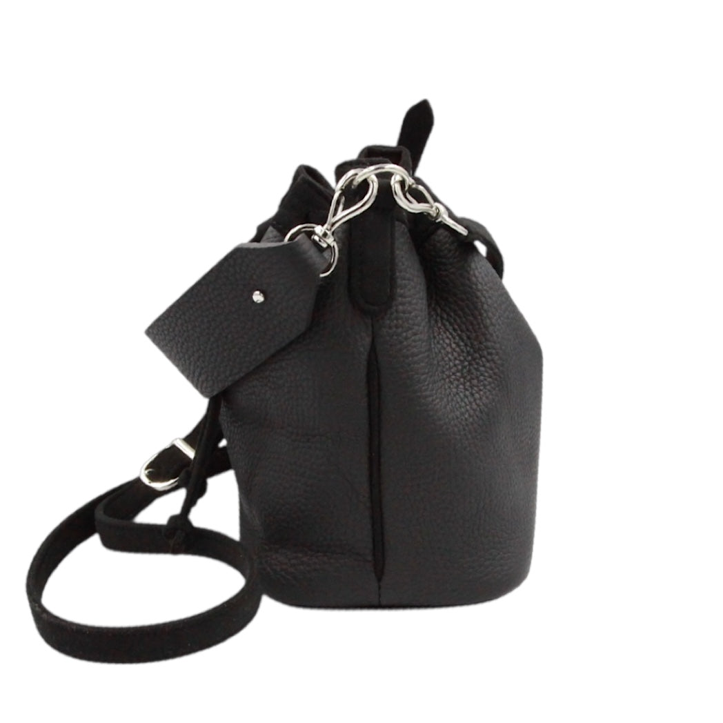 2Way Drawstring Leather Bag